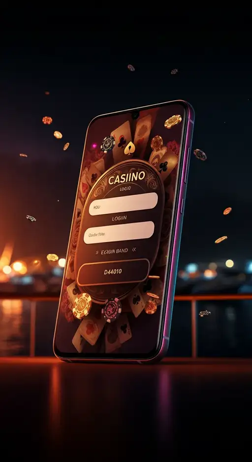 Een gouden panda in het inlogscherm van Casino Golden Panda, met een veilige en snelle toegang tot het dashboard